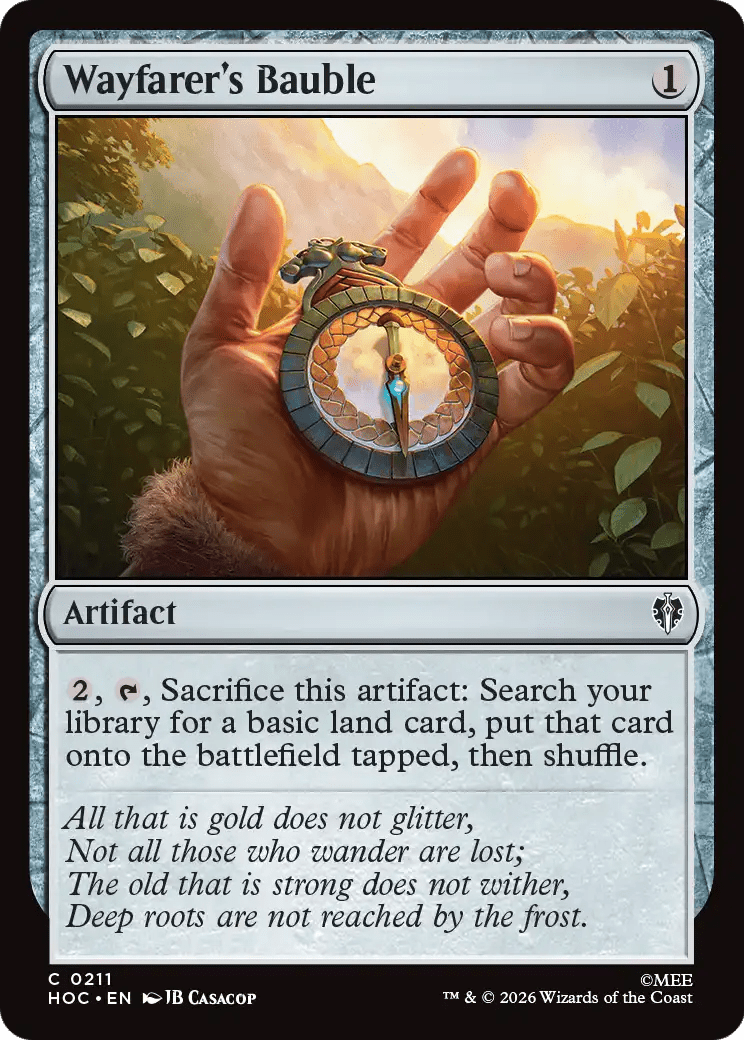 Wayfarer's Bauble [The Hobbit: Eternal-Legal] MTG Single Magic: The Gathering  | Multizone: Comics And Games