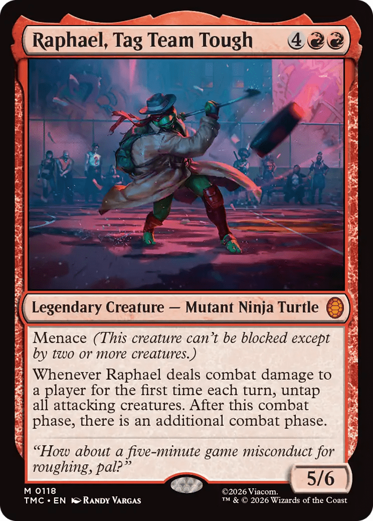 Raphael, Tag Team Tough [Teenage Mutant Ninja Turtles Commander] MTG Single Magic: The Gathering  | Multizone: Comics And Games