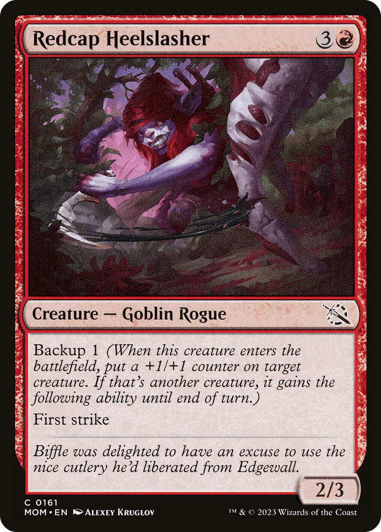 Redcap Heelslasher [March of the Machine] MTG Single Magic: The Gathering  | Multizone: Comics And Games