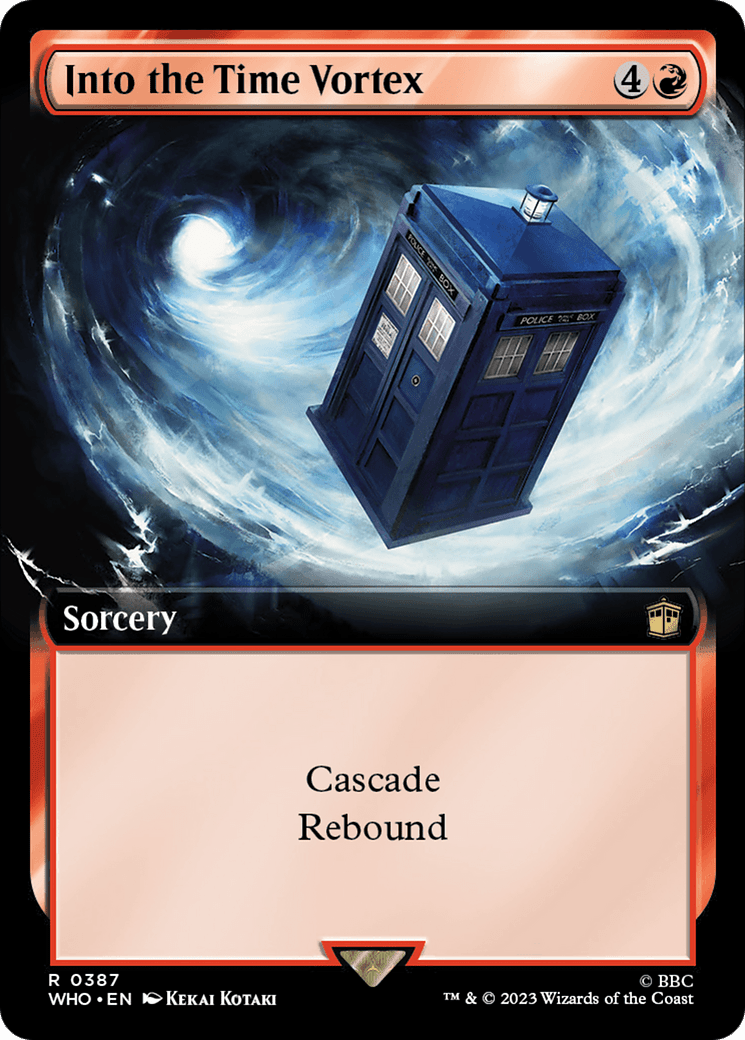 Into the Time Vortex (Extended Art) [Doctor Who] MTG Single Magic: The Gathering  | Multizone: Comics And Games