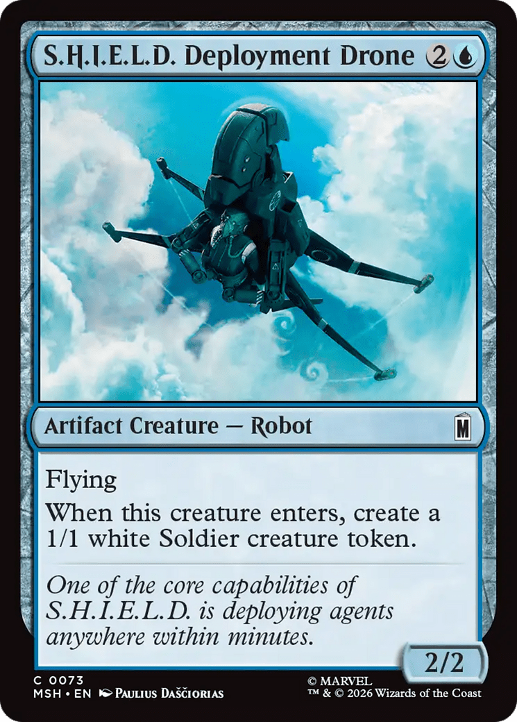S.H.I.E.L.D. Deployment Drone [Marvel Super Heroes] MTG Single Magic: The Gathering  | Multizone: Comics And Games