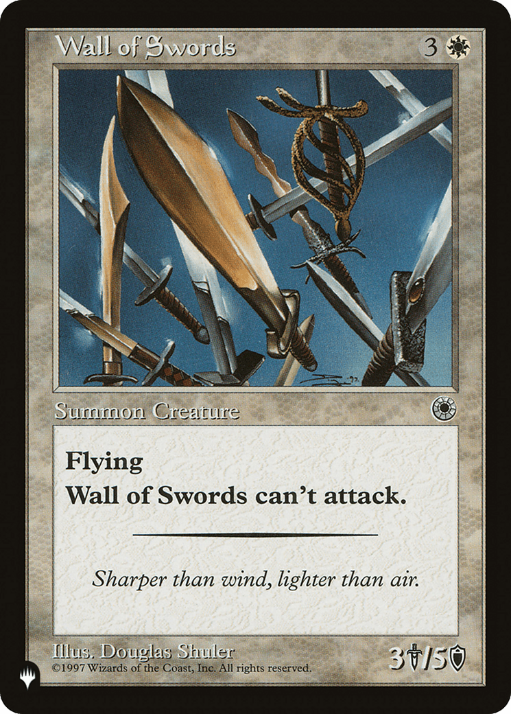 Wall of Swords [The List] MTG Single Magic: The Gathering  | Multizone: Comics And Games