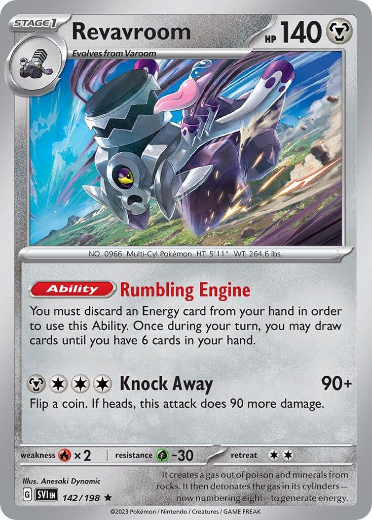 Revavroom (142/198) (Theme Deck Exclusive) [Scarlet & Violet: Base Set] Pokemon Single Pokémon  | Multizone: Comics And Games