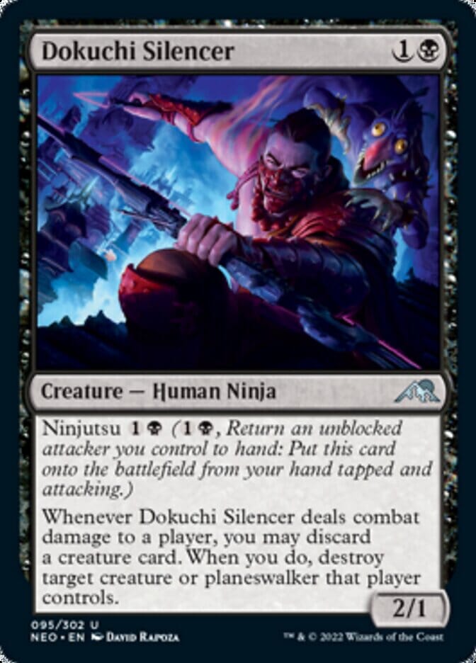 Dokuchi Silencer [Kamigawa: Neon Dynasty] MTG Single Magic: The Gathering  | Multizone: Comics And Games