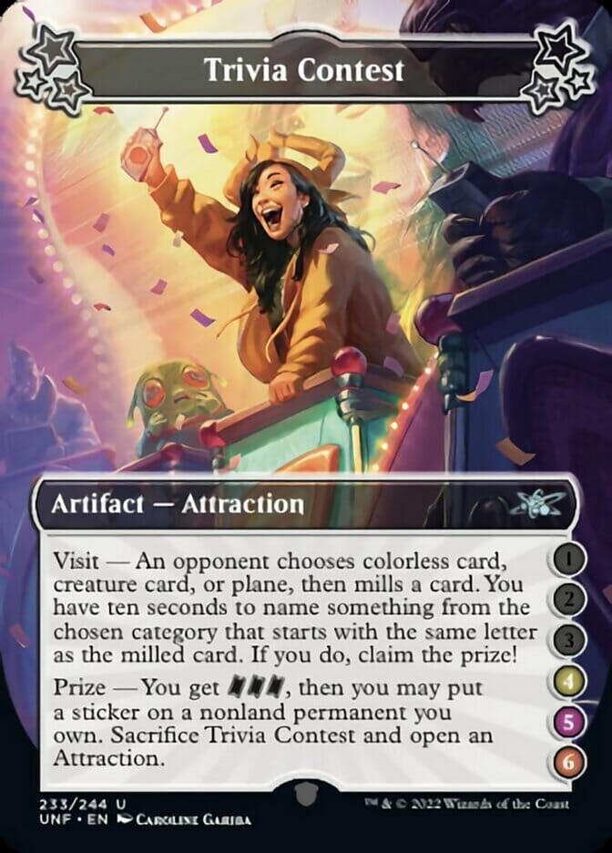 Trivia Contest (4-5-6) [Unfinity] MTG Single Magic: The Gathering  | Multizone: Comics And Games