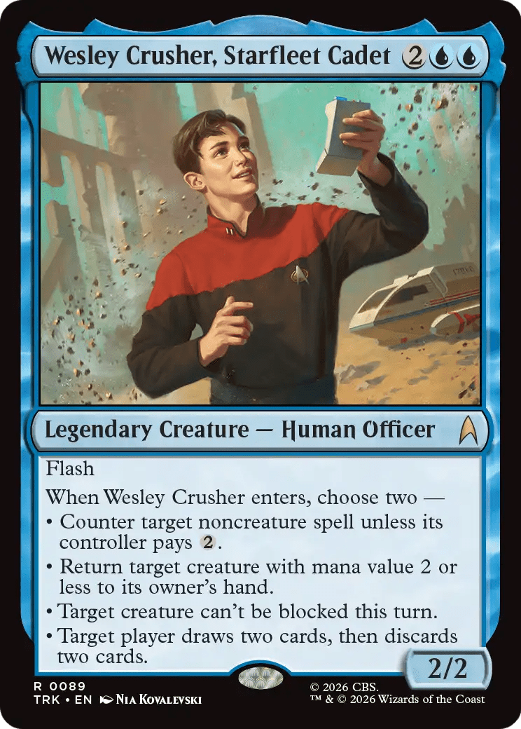 Wesley Crusher, Starfleet Cadet [Star Trek] MTG Single Magic: The Gathering  | Multizone: Comics And Games