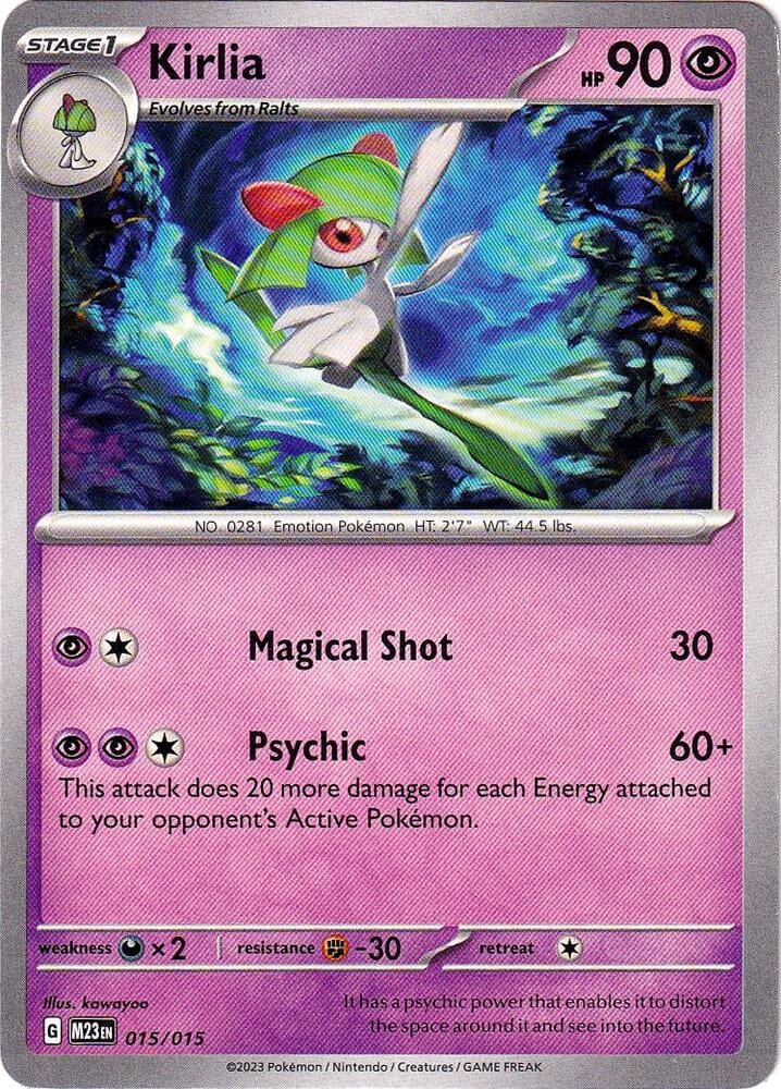 Kirlia (015/015) [McDonald's Promos: 2023 Collection] Pokemon Single Pokémon  | Multizone: Comics And Games