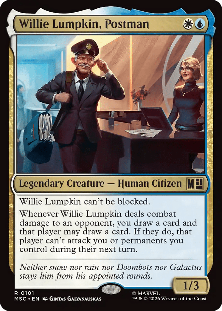 Willie Lumpkin, Postman [Marvel Super Heroes Commander] MTG Single Magic: The Gathering  | Multizone: Comics And Games
