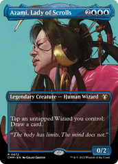 Azami, Lady of Scrolls (Borderless Profile) [Commander Masters] MTG Single Magic: The Gathering  | Multizone: Comics And Games