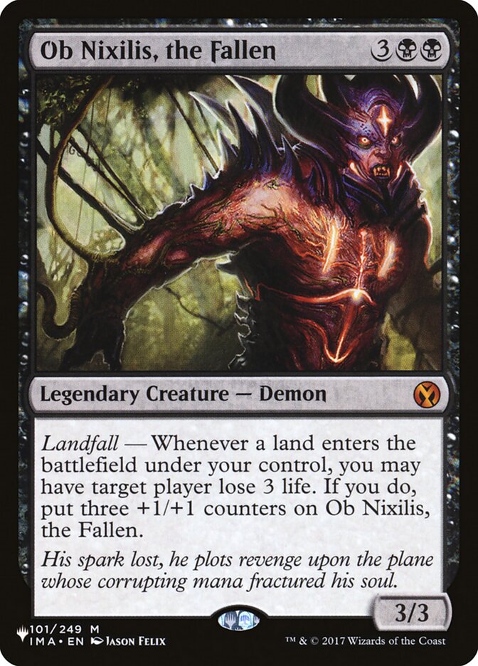 Ob Nixilis, the Fallen [The List] MTG Single Magic: The Gathering  | Multizone: Comics And Games