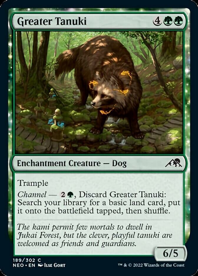 Greater Tanuki [Kamigawa: Neon Dynasty] MTG Single Magic: The Gathering  | Multizone: Comics And Games