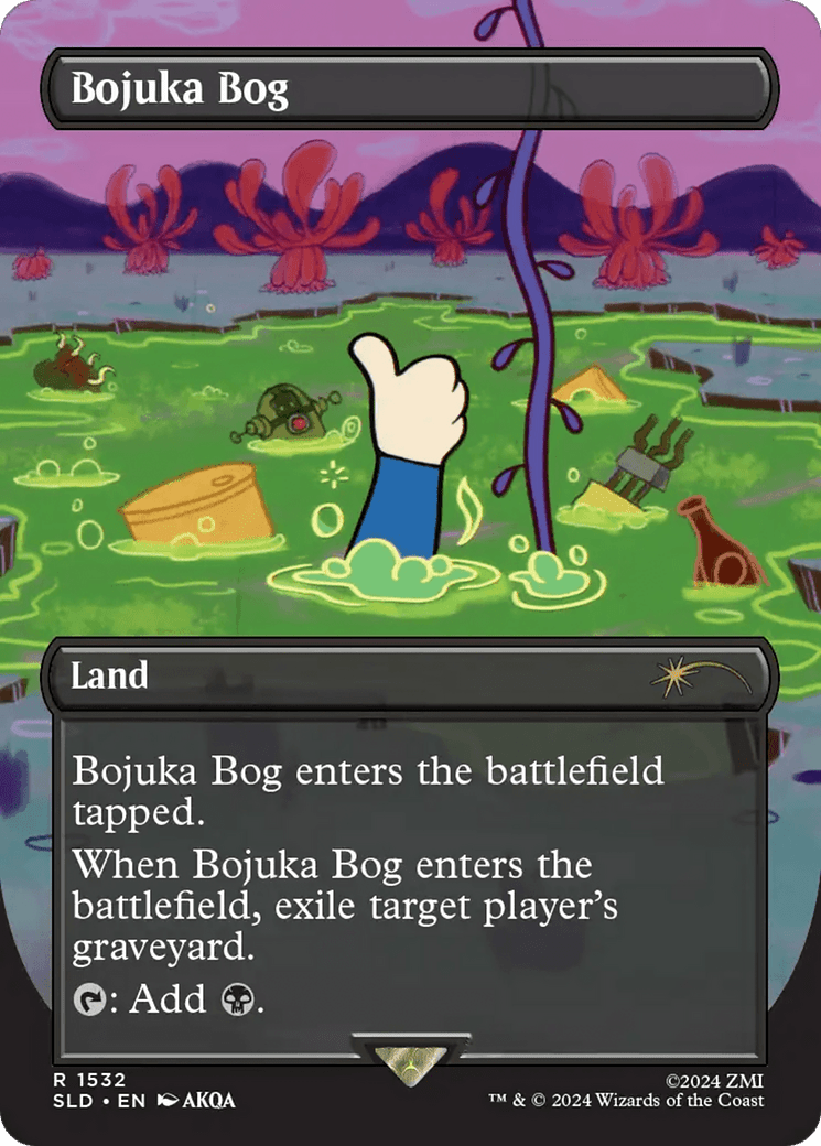 Bojuka Bog (Rainbow Foil) [Secret Lair Drop Series] MTG Single Magic: The Gathering  | Multizone: Comics And Games