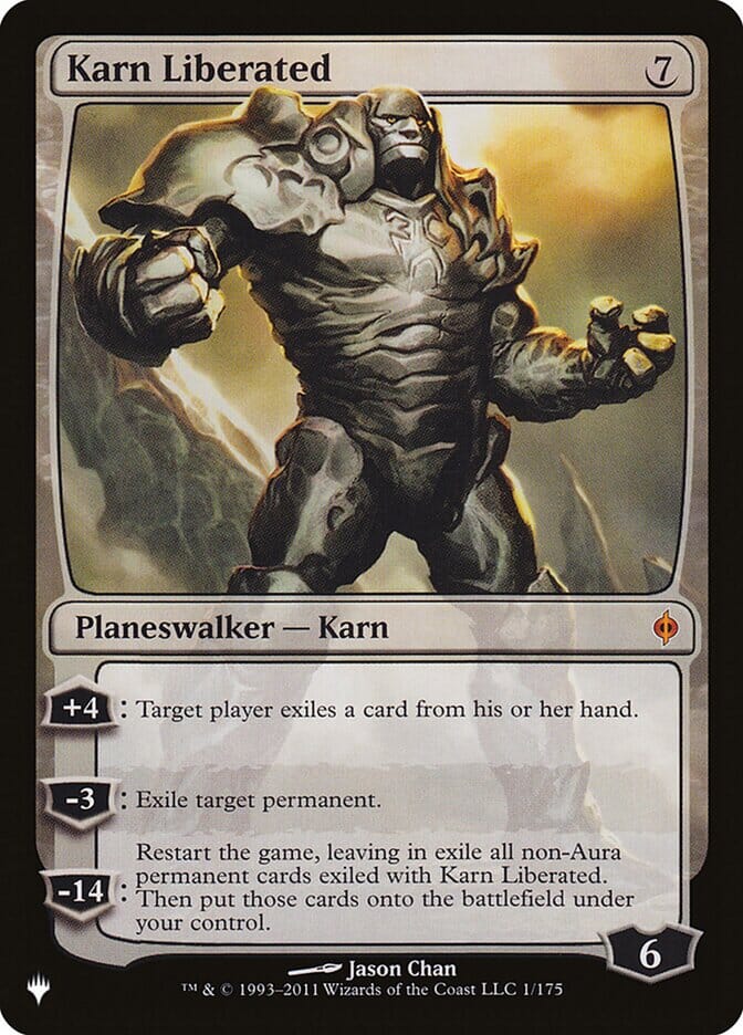 Karn Liberated [The List] MTG Single Magic: The Gathering  | Multizone: Comics And Games