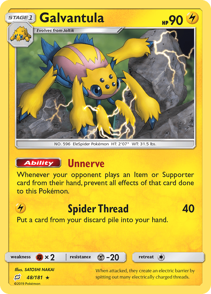 Galvantula (48/181) [Sun & Moon: Team Up] Pokemon Single Pokémon  | Multizone: Comics And Games