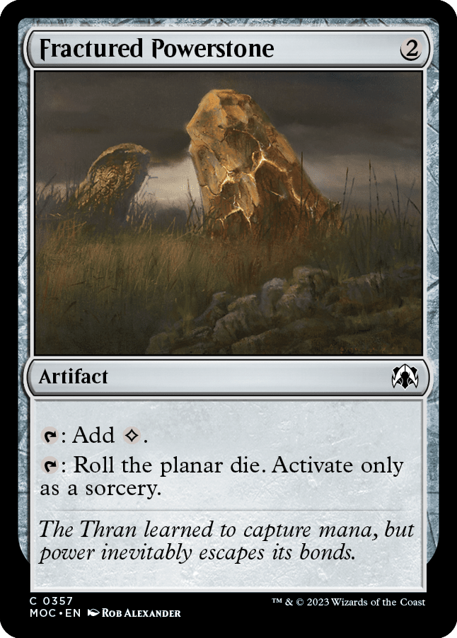 Fractured Powerstone [March of the Machine Commander] MTG Single Magic: The Gathering  | Multizone: Comics And Games
