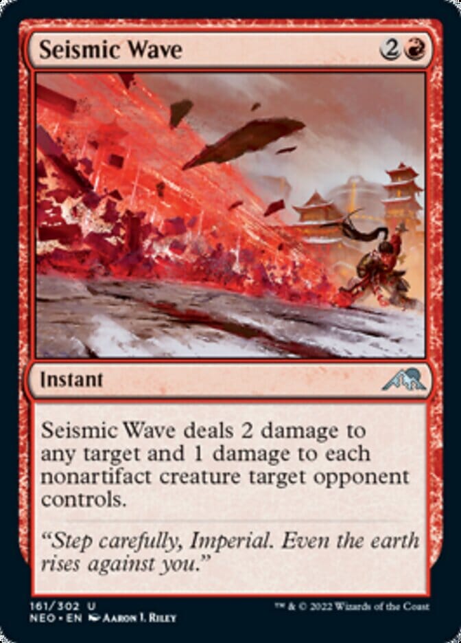 Seismic Wave [Kamigawa: Neon Dynasty] MTG Single Magic: The Gathering  | Multizone: Comics And Games