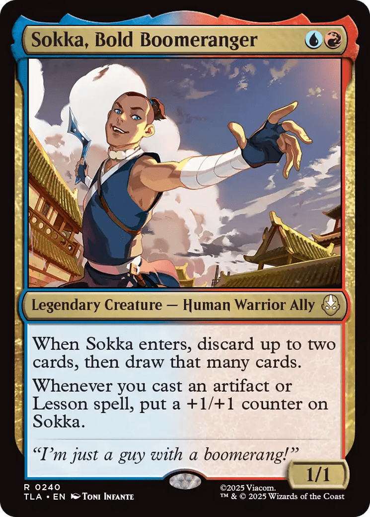 Sokka, Bold Boomeranger [Avatar: The Last Airbender] MTG Single Magic: The Gathering  | Multizone: Comics And Games