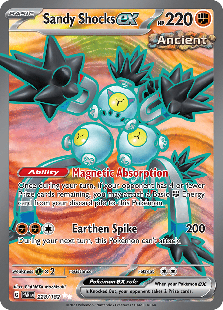 Sandy Shocks ex (228/182) [Scarlet & Violet: Paradox Rift] Pokemon Single Pokémon  | Multizone: Comics And Games