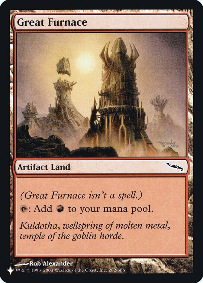 Great Furnace [Secret Lair: Heads I Win, Tails You Lose] MTG Single Magic: The Gathering  | Multizone: Comics And Games