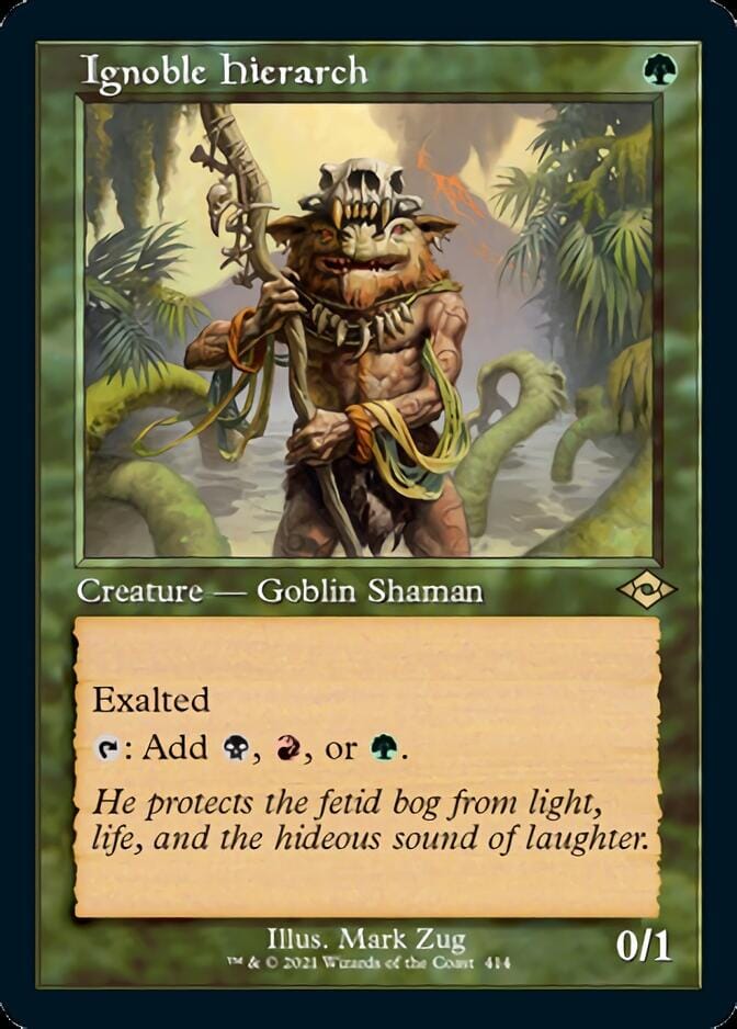 Ignoble Hierarch (Retro) [Modern Horizons 2] MTG Single Magic: The Gathering  | Multizone: Comics And Games