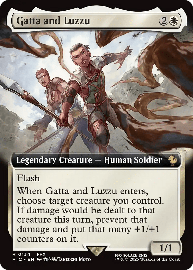 Gatta and Luzzu (Extended Art) [FINAL FANTASY Commander] MTG Single Magic: The Gathering  | Multizone: Comics And Games