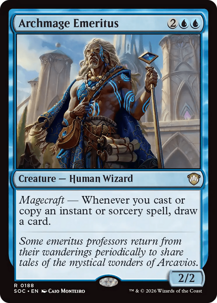 Archmage Emeritus [Secrets of Strixhaven Commander] MTG Single Magic: The Gathering  | Multizone: Comics And Games