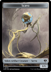 Servo // Dragon (0020) Double-Sided Token [Commander Masters Tokens] MTG Single Magic: The Gathering  | Multizone: Comics And Games
