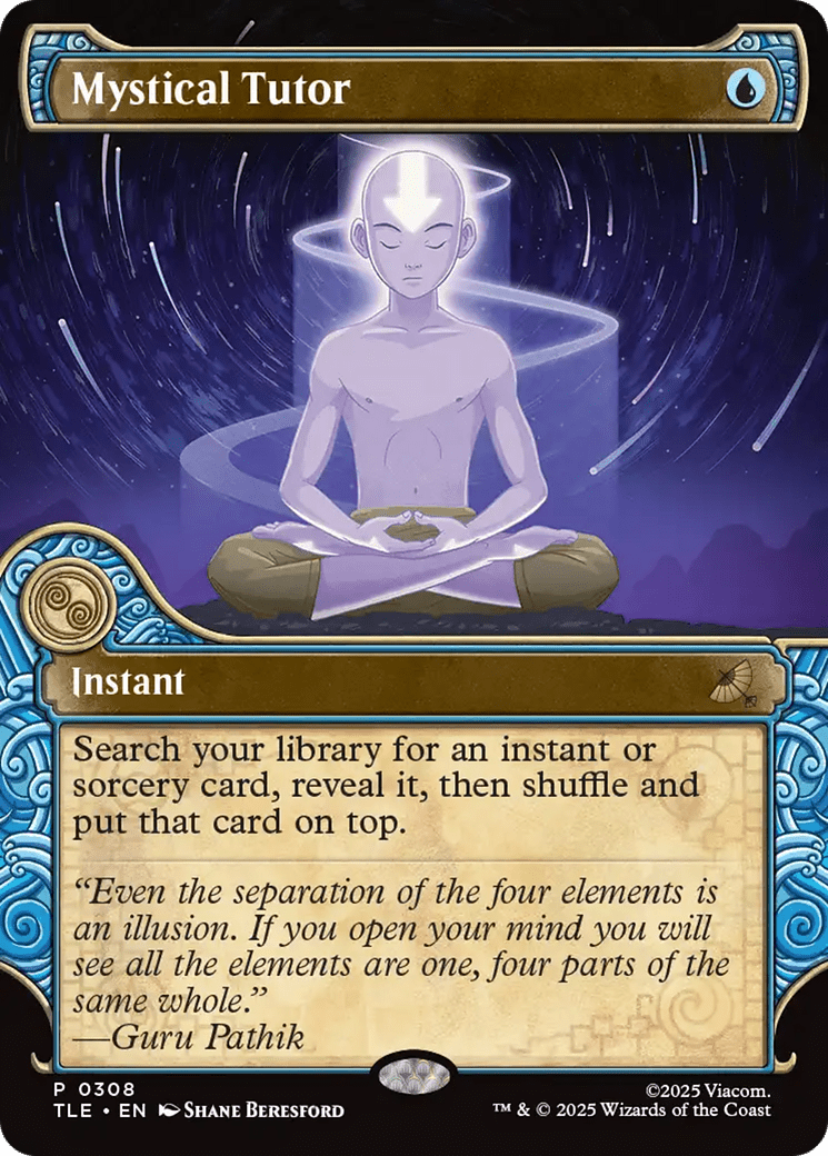 Mystical Tutor (Showcase) [Avatar: The Last Airbender: Eternal-Legal] MTG Single Magic: The Gathering  | Multizone: Comics And Games