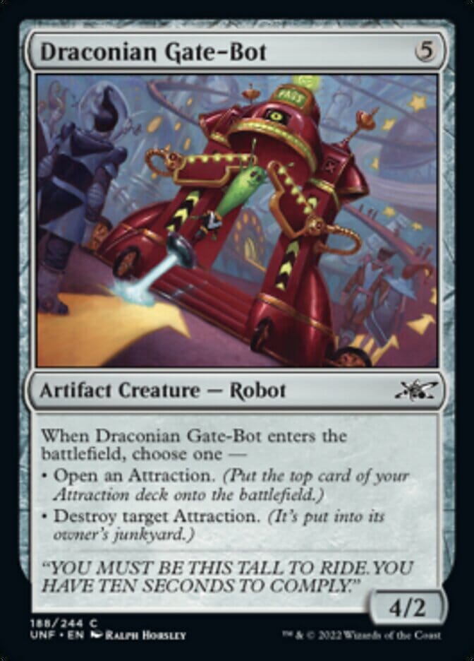 Draconian Gate-Bot [Unfinity] MTG Single Magic: The Gathering  | Multizone: Comics And Games