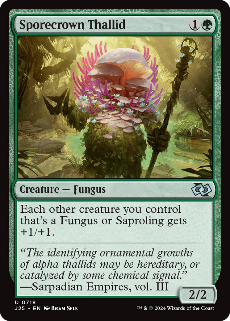 Sporecrown Thallid [Foundations Jumpstart] MTG Single Magic: The Gathering  | Multizone: Comics And Games