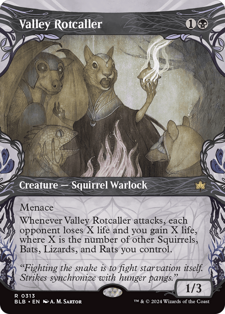 Valley Rotcaller (Showcase) [Bloomburrow] MTG Single Magic: The Gathering  | Multizone: Comics And Games