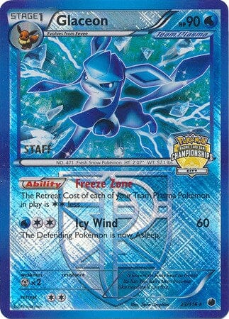 Glaceon (023/116) (City Championships) (Staff) [League & Championship Cards] Pokemon Single Pokémon  | Multizone: Comics And Games