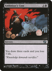 Ambition's Cost (Oversized) [Eighth Edition Box Topper] MTG Single Magic: The Gathering  | Multizone: Comics And Games