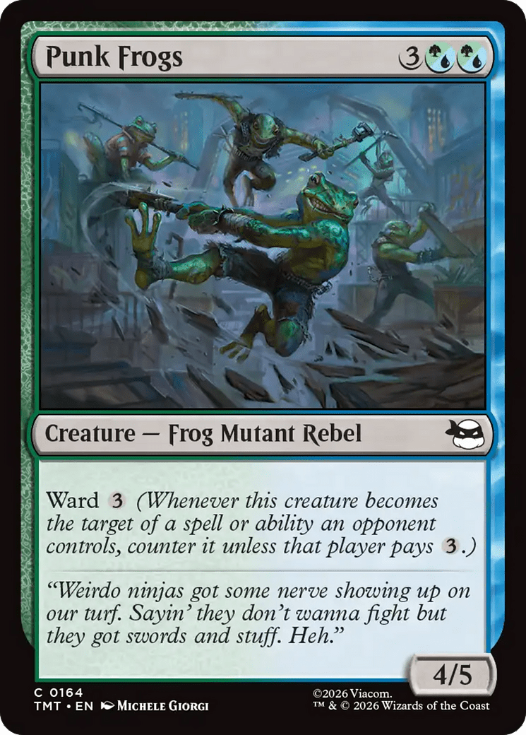 Punk Frogs [Teenage Mutant Ninja Turtles] MTG Single Magic: The Gathering  | Multizone: Comics And Games