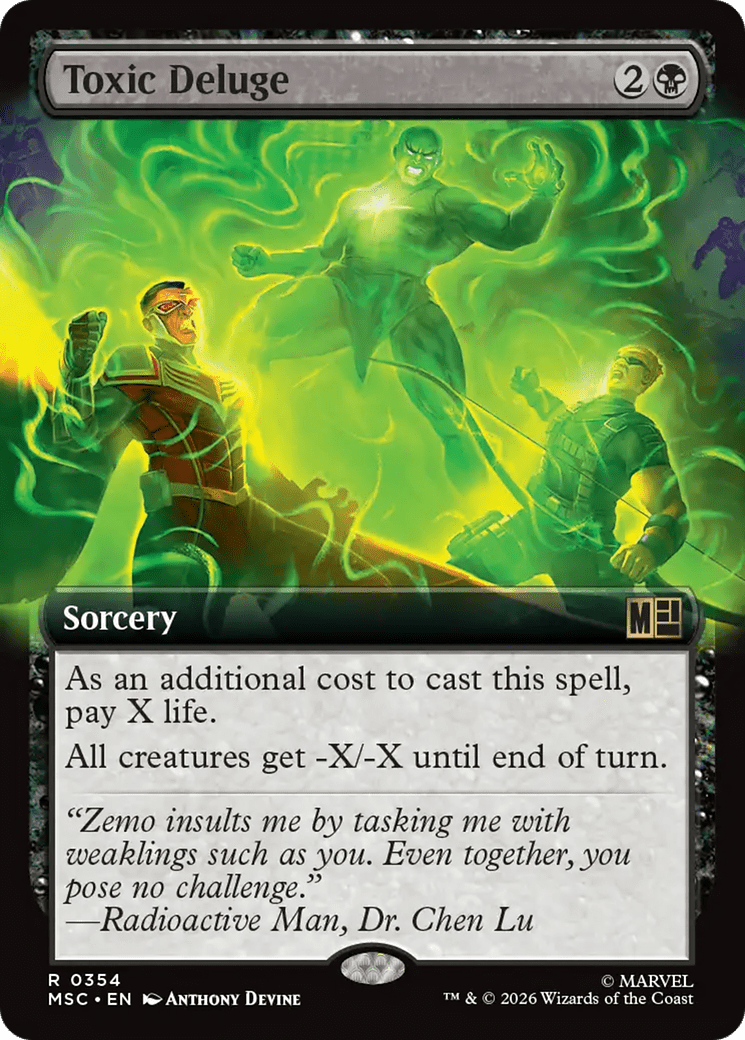 Toxic Deluge (Extended Art) [Marvel Super Heroes Commander] | Multizone: Comics And Games