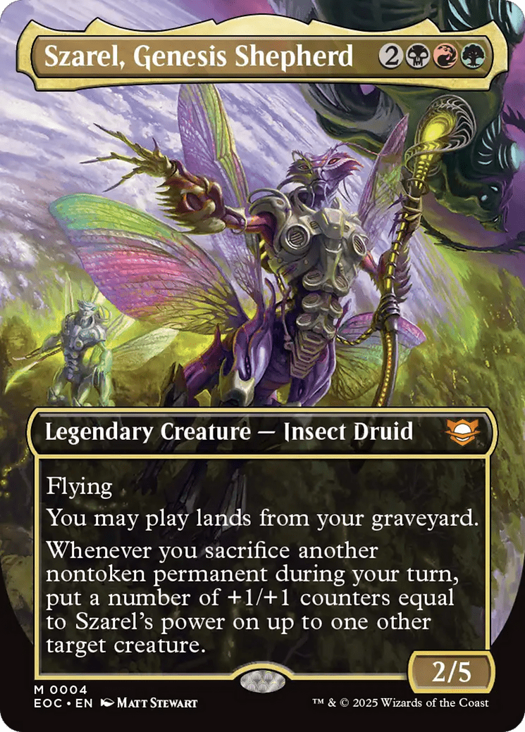Szarel, Genesis Shepherd (Borderless) [Edge of Eternities Commander] MTG Single Magic: The Gathering  | Multizone: Comics And Games