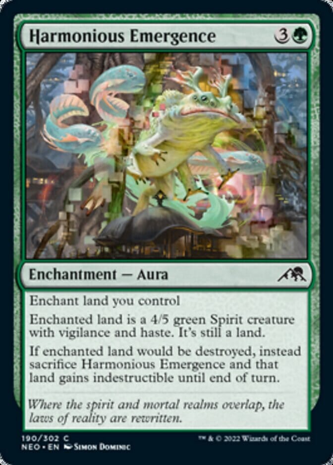 Harmonious Emergence [Kamigawa: Neon Dynasty] MTG Single Magic: The Gathering  | Multizone: Comics And Games