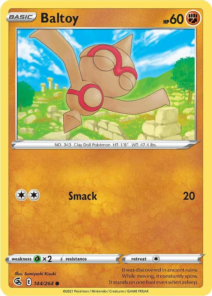 Baltoy (144/264) [Sword & Shield: Fusion Strike] Pokemon Single Pokémon  | Multizone: Comics And Games