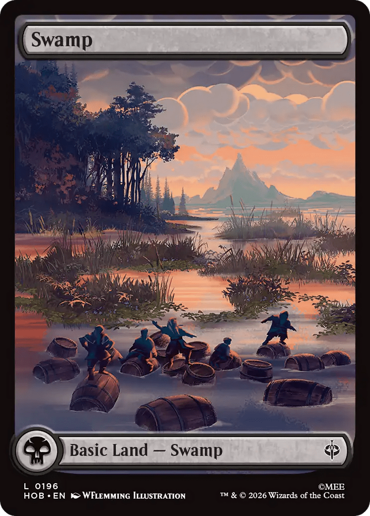 Swamp (0196) [The Hobbit] MTG Single Magic: The Gathering  | Multizone: Comics And Games