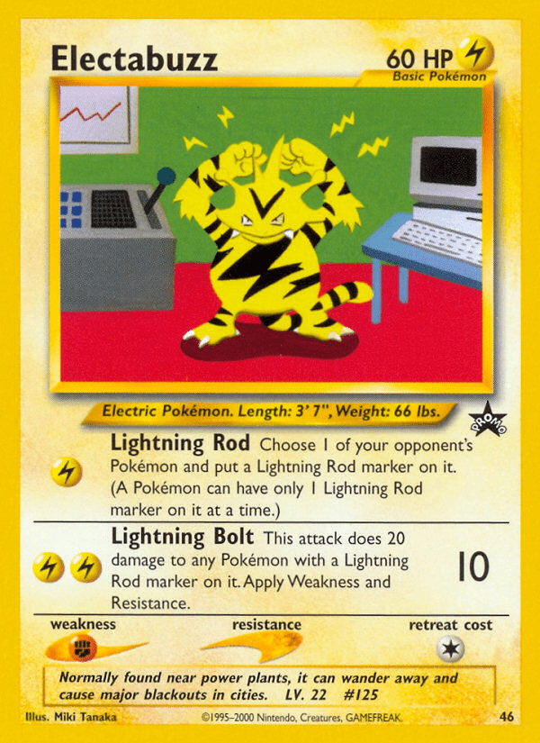 Electabuzz (46) [Wizards of the Coast: Black Star Promos] Pokemon Single Pokémon  | Multizone: Comics And Games