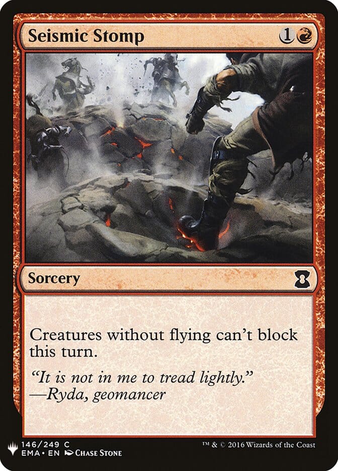 Seismic Stomp [Mystery Booster] MTG Single Magic: The Gathering  | Multizone: Comics And Games