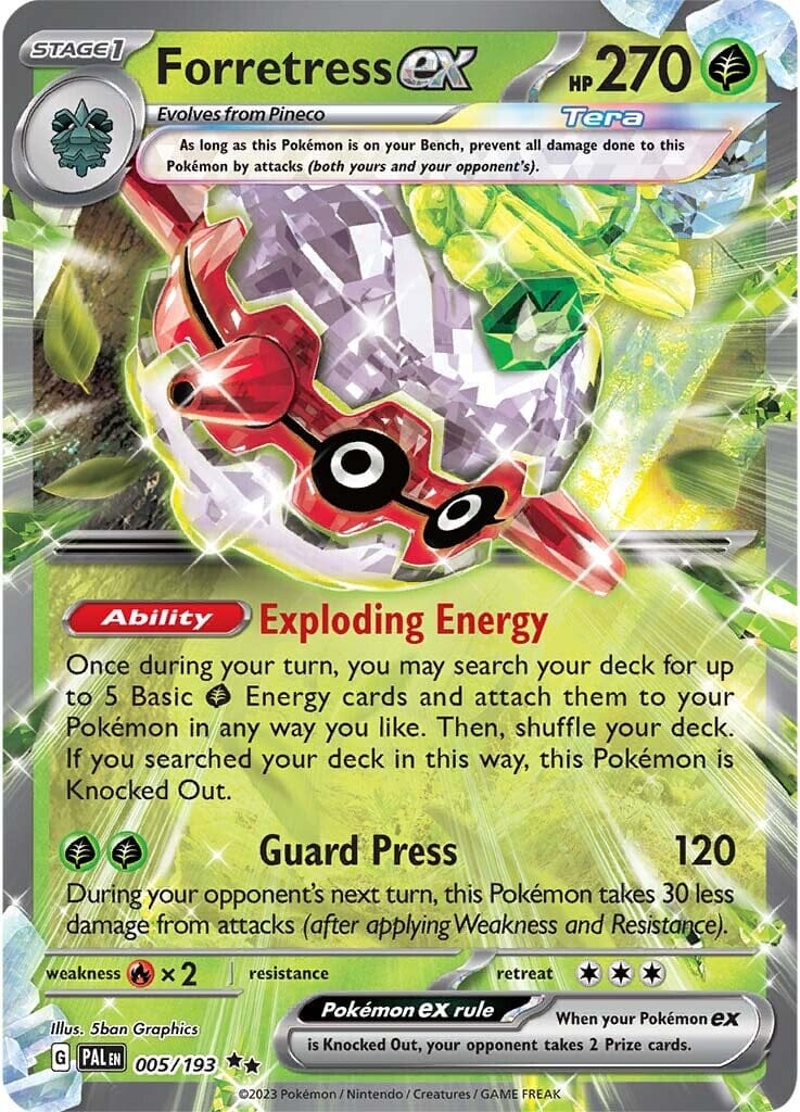 Forretress ex (005/193) [Scarlet & Violet: Paldea Evolved] Pokemon Single Pokémon  | Multizone: Comics And Games