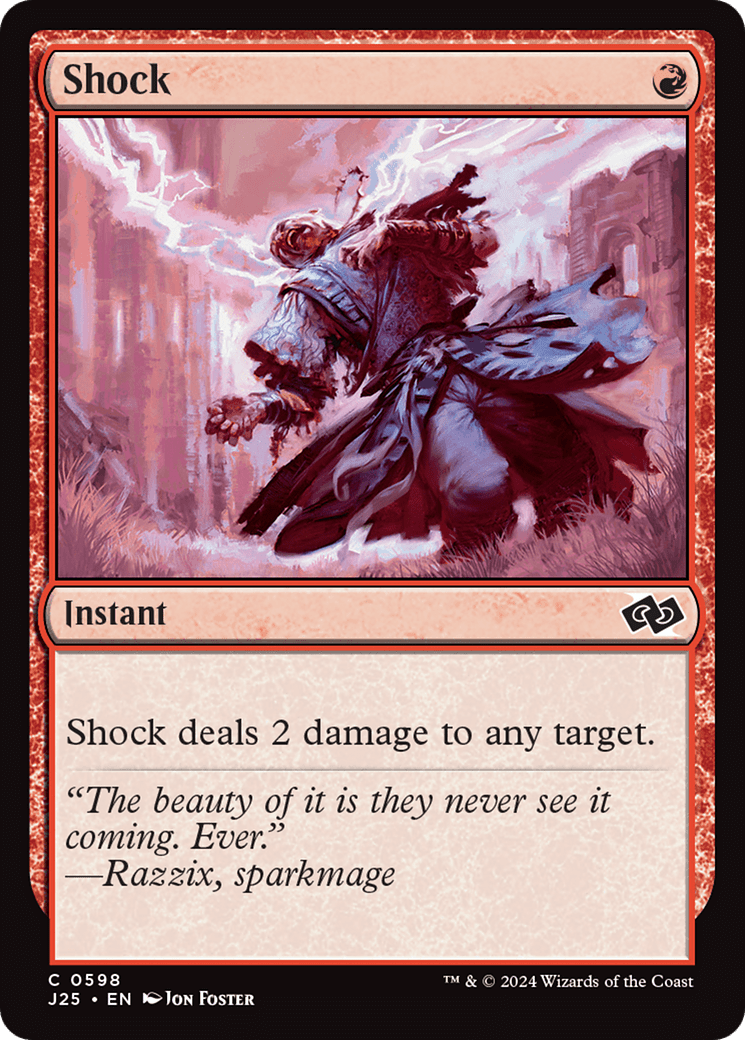 Shock [Foundations Jumpstart] MTG Single Magic: The Gathering  | Multizone: Comics And Games
