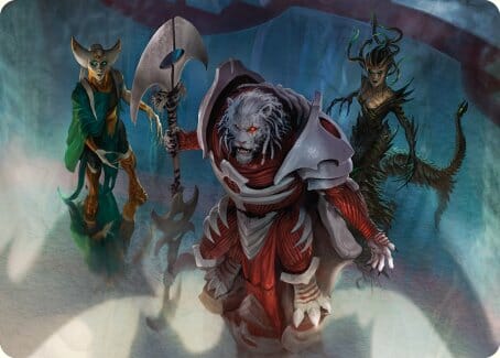 Norn's Decree Art Card [Phyrexia: All Will Be One Art Series] MTG Single Magic: The Gathering  | Multizone: Comics And Games