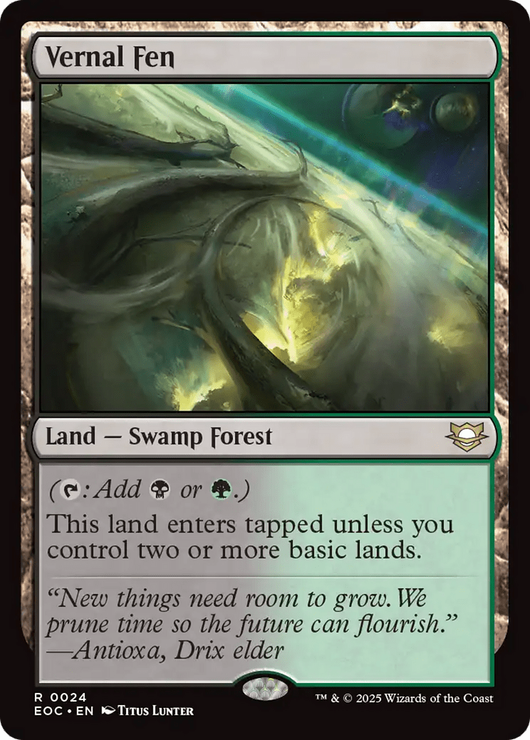 Vernal Fen [Edge of Eternities Commander] MTG Single Magic: The Gathering  | Multizone: Comics And Games