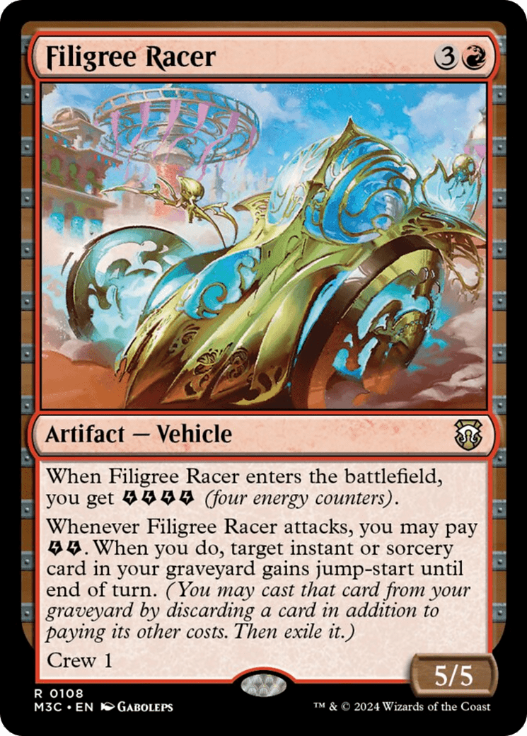 Filigree Racer [Modern Horizons 3 Commander] MTG Single Magic: The Gathering  | Multizone: Comics And Games
