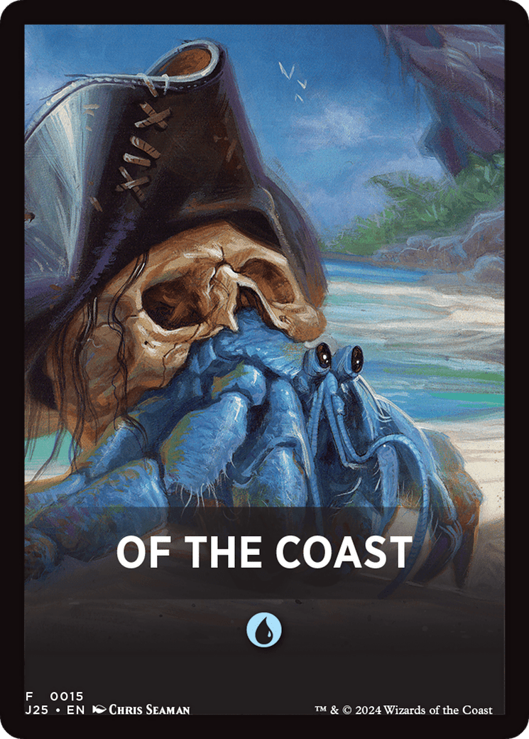 Of The Coast Theme Card [Foundations Jumpstart Front Cards] MTG Single Magic: The Gathering  | Multizone: Comics And Games