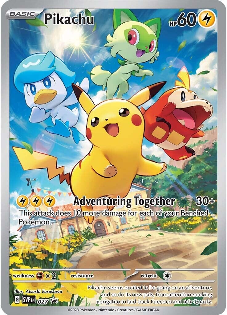 Pikachu (027) [Scarlet & Violet: Black Star Promos] Pokemon Single Pokémon  | Multizone: Comics And Games