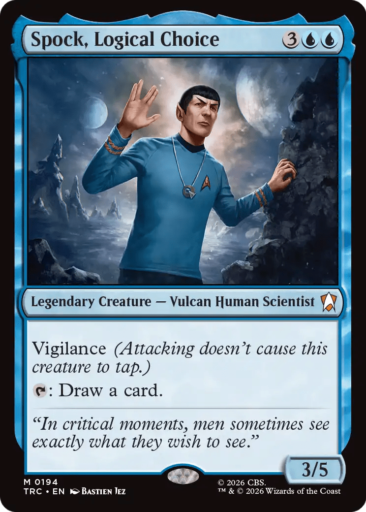 Spock, Logical Choice [Star Trek Commander] MTG Single Magic: The Gathering  | Multizone: Comics And Games