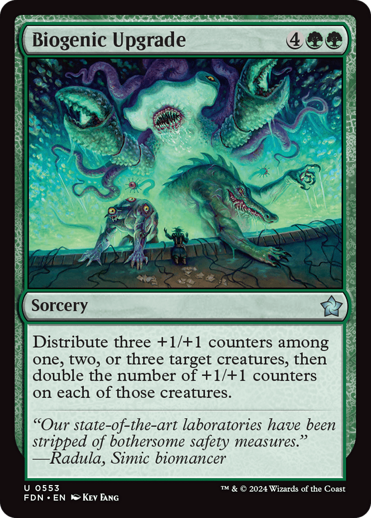 Biogenic Upgrade [Foundations] MTG Single Magic: The Gathering  | Multizone: Comics And Games